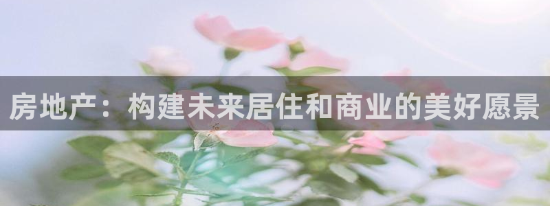 天狮娱乐嘉扣 o：房地产：构建未来居住和商业的美好愿景