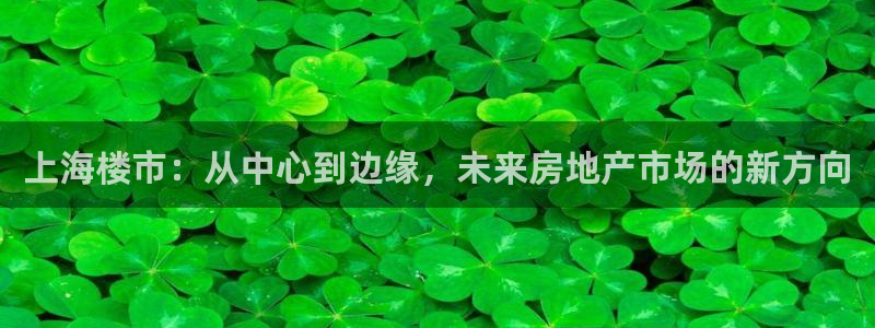 天狮娱乐炔wx15 net：上海楼市：从中心到边缘，未来房地