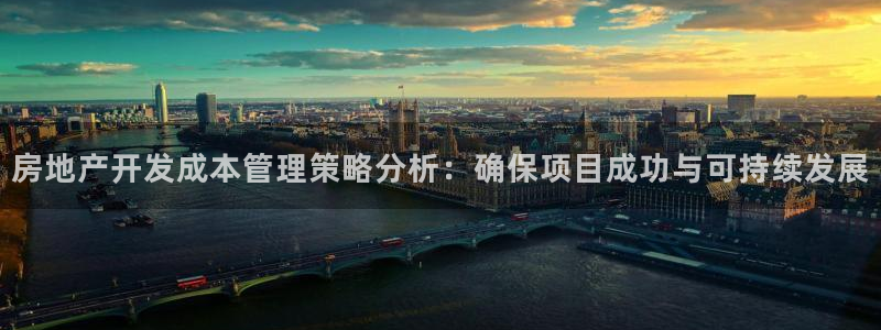 天狮娱乐注册登陆：房地产开发成本管理策略分析：确保项目成功与