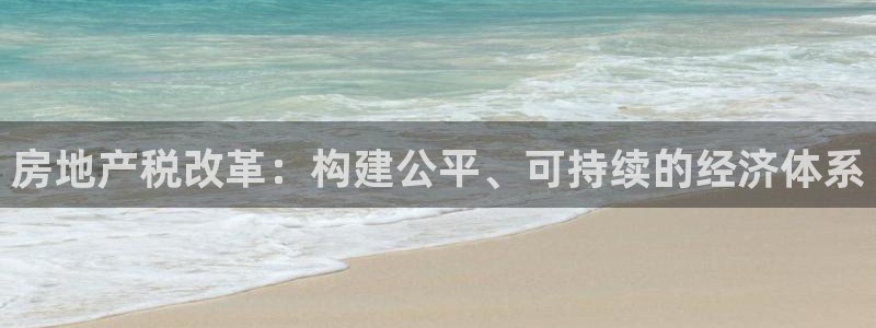 天狮娱乐 注：房地产税改革：构建公平、可持续的经济体系