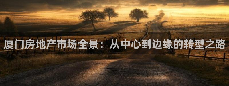 天狮国际娱乐：厦门房地产市场全景：从中心到边缘的转型之路