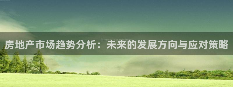 天狮娱乐71009：房地产市场趋势分析：未来的发展方向与应对