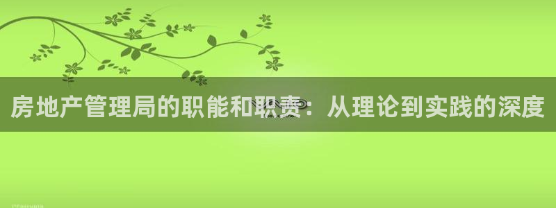 龙湖苏州狮山天街娱乐：房地产管理局的职能和职责：从理论到实践