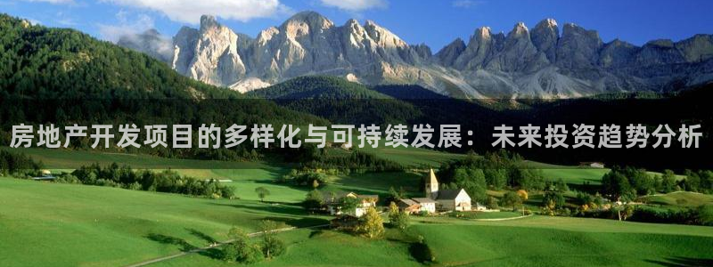 天狮娱乐e 判官：房地产开发项目的多样化与可持续发展：未来投