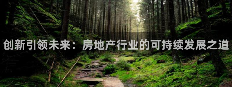 天狮娱乐彩票靠谱吗：创新引领未来：房地产行业的可持续发展之道