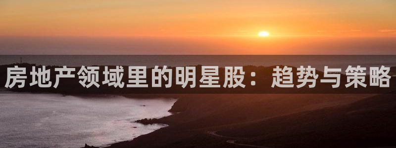 天狮娱乐真的假的：房地产领域里的明星股：趋势与策略